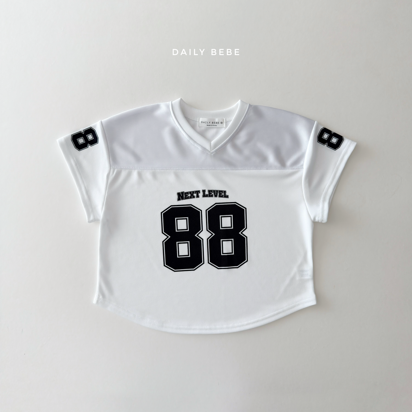 (Pre-order) Daily Bebe Summer - Kids' Mesh 88 Jersey T-Shirt 메쉬 88 져지티 (2 Colors)