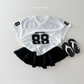 (Pre-order) Daily Bebe Summer - Kids' Mesh 88 Jersey T-Shirt 메쉬 88 져지티 (2 Colors)
