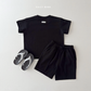 (Pre-order) Daily Bebe Summer - Kids’ Basic Pintuck Top & Bottom Set 베이직 상하세트 (3 Colors)
