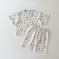 (Pre-order) Daily Bebe Summer - Kids’ Summer Eyelet Pajama Set 썸머 아일렛 실내복 (2 Colors)