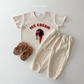 (Pre-order) Daily Bebe Summer - Kids'  Ice Cream Photo T-Shirt 아이스크림 반팔티 (2 Colors)