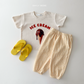 (Pre-order) Daily Bebe Summer - Kids'  Ice Cream Photo T-Shirt 아이스크림 반팔티 (2 Colors)