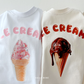 (Pre-order) Daily Bebe Summer - Kids'  Ice Cream Photo T-Shirt 아이스크림 반팔티 (2 Colors)