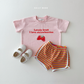 (Pre-order) Daily Bebe Summer - Kids' Like Fruit T-Shirt 라이크 반팔티 (2 Colors)