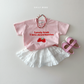 (Pre-order) Daily Bebe Summer - Kids' Like Fruit T-Shirt 라이크 반팔티 (2 Colors)