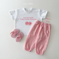 (Pre-order) Daily Bebe Summer - Kids' Like Fruit T-Shirt 라이크 반팔티 (2 Colors)