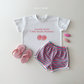 (Pre-order) Daily Bebe Summer - Kids' Like Fruit T-Shirt 라이크 반팔티 (2 Colors)