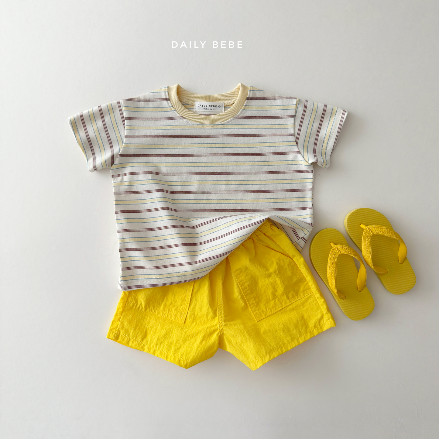 (Pre-order) Daily Bebe Summer - Kids' Day Stripe T-Shirt 데이 단가라티 (3 Colors)