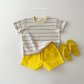 (Pre-order) Daily Bebe Summer - Kids' Day Stripe T-Shirt 데이 단가라티 (3 Colors)