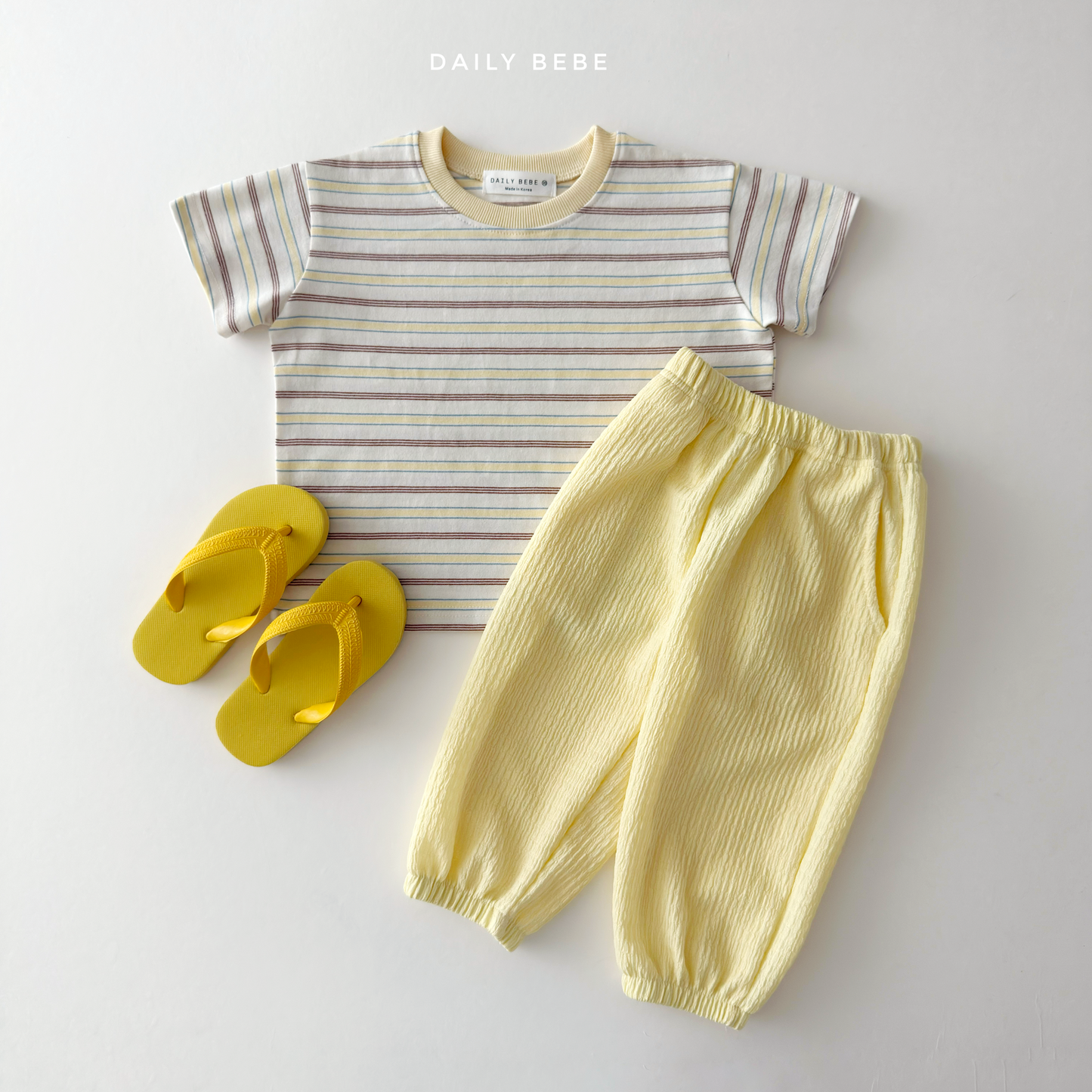 (Pre-order) Daily Bebe Summer - Kids' Day Stripe T-Shirt 데이 단가라티 (3 Colors)