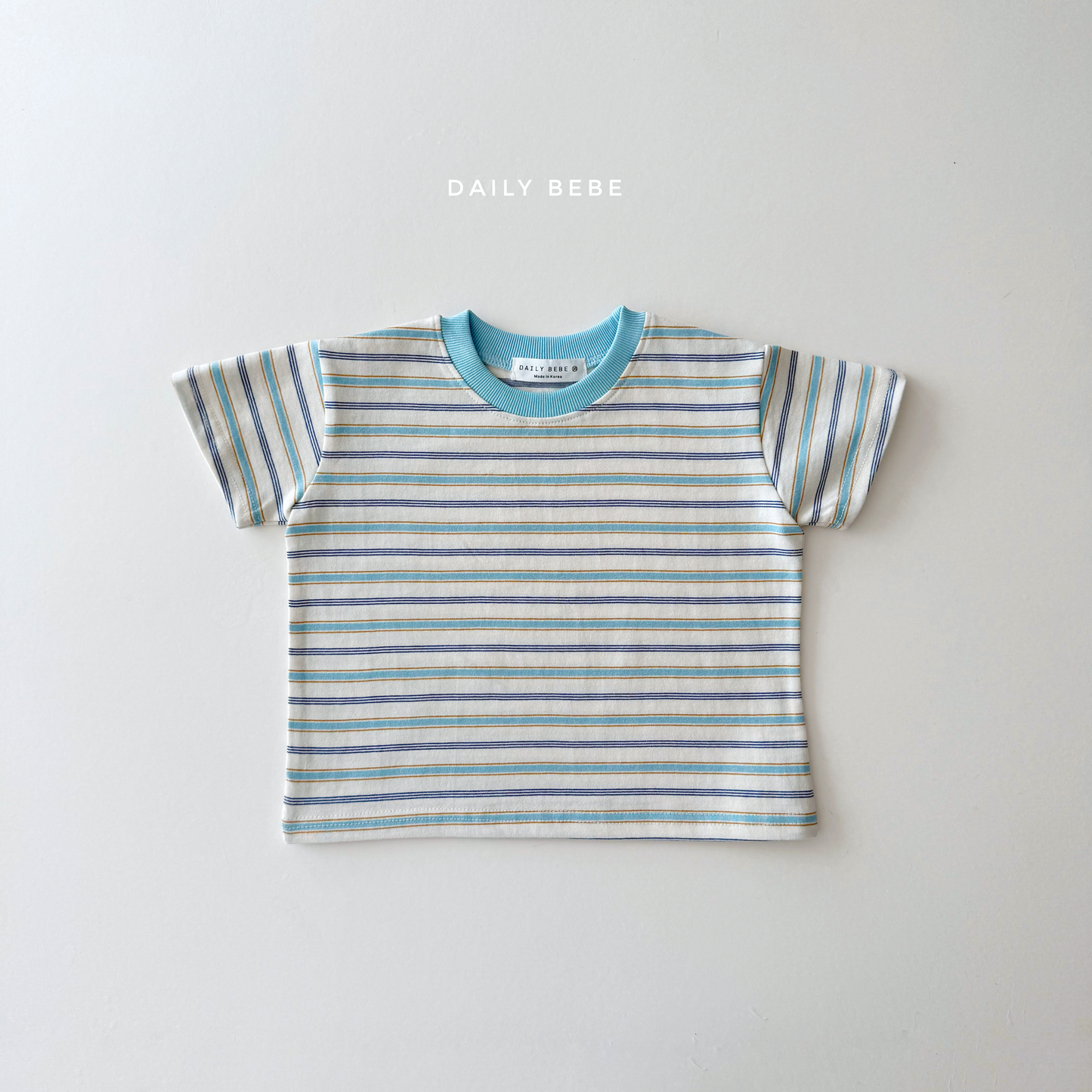 (Pre-order) Daily Bebe Summer - Kids' Day Stripe T-Shirt 데이 단가라티 (3 Colors)