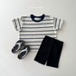 (Pre-order) Daily Bebe Summer - Kids' Day Stripe T-Shirt 데이 단가라티 (3 Colors)