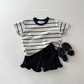 (Pre-order) Daily Bebe Summer - Kids' Day Stripe T-Shirt 데이 단가라티 (3 Colors)