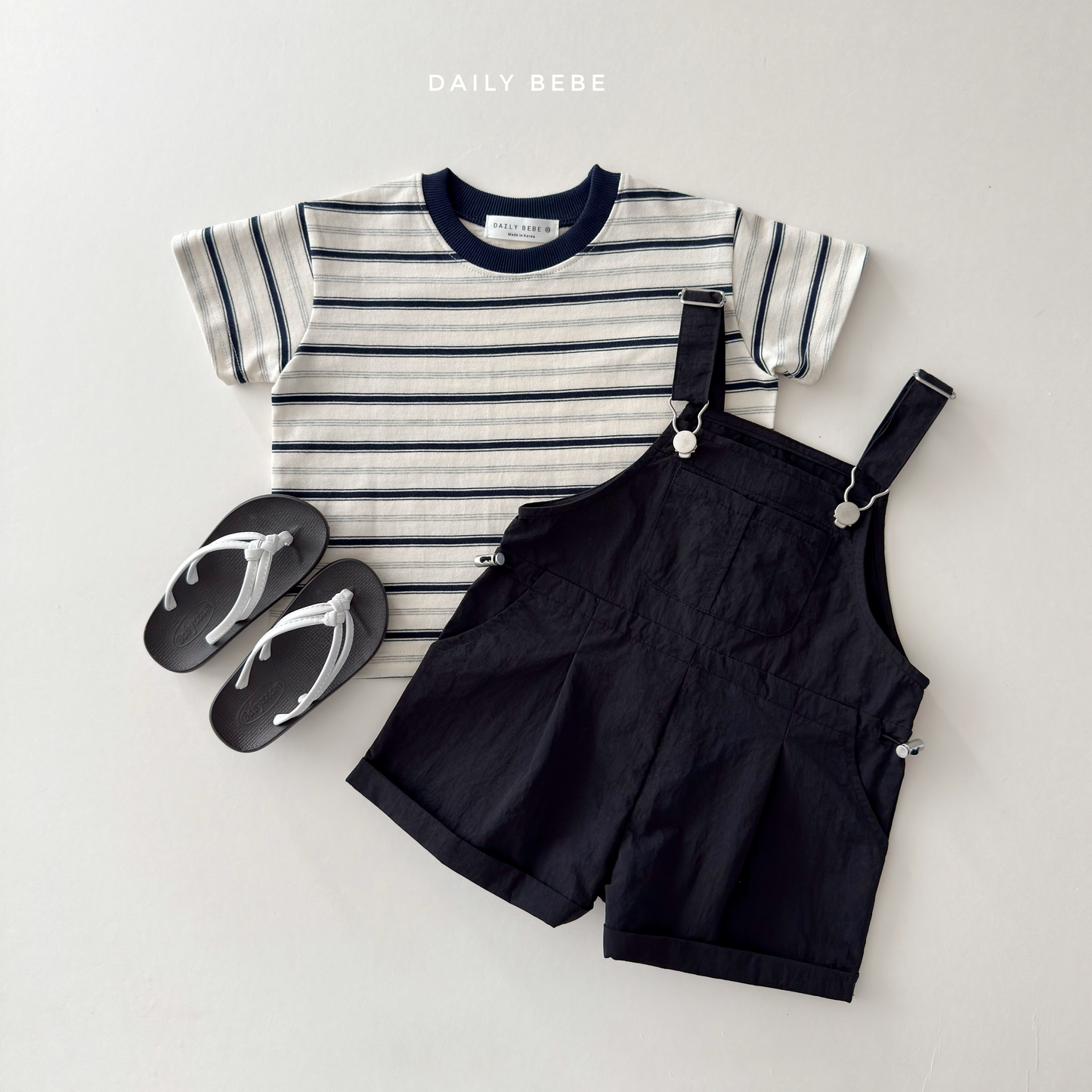 (Pre-order) Daily Bebe Summer - Kids' Day Stripe T-Shirt 데이 단가라티 (3 Colors)
