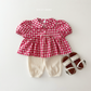 (Pre-order) Daily Bebe Summer - Kids' Heart Puff Blouse 하트 블랑 (2 Colors)
