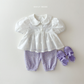 (Pre-order) Daily Bebe Summer - Kids' Heart Puff Blouse 하트 블랑 (2 Colors)