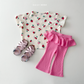 (Pre-order) Daily Bebe Summer - Kids'  Pattern Daily T-Shirt 패턴 반팔티 (4 Colors)