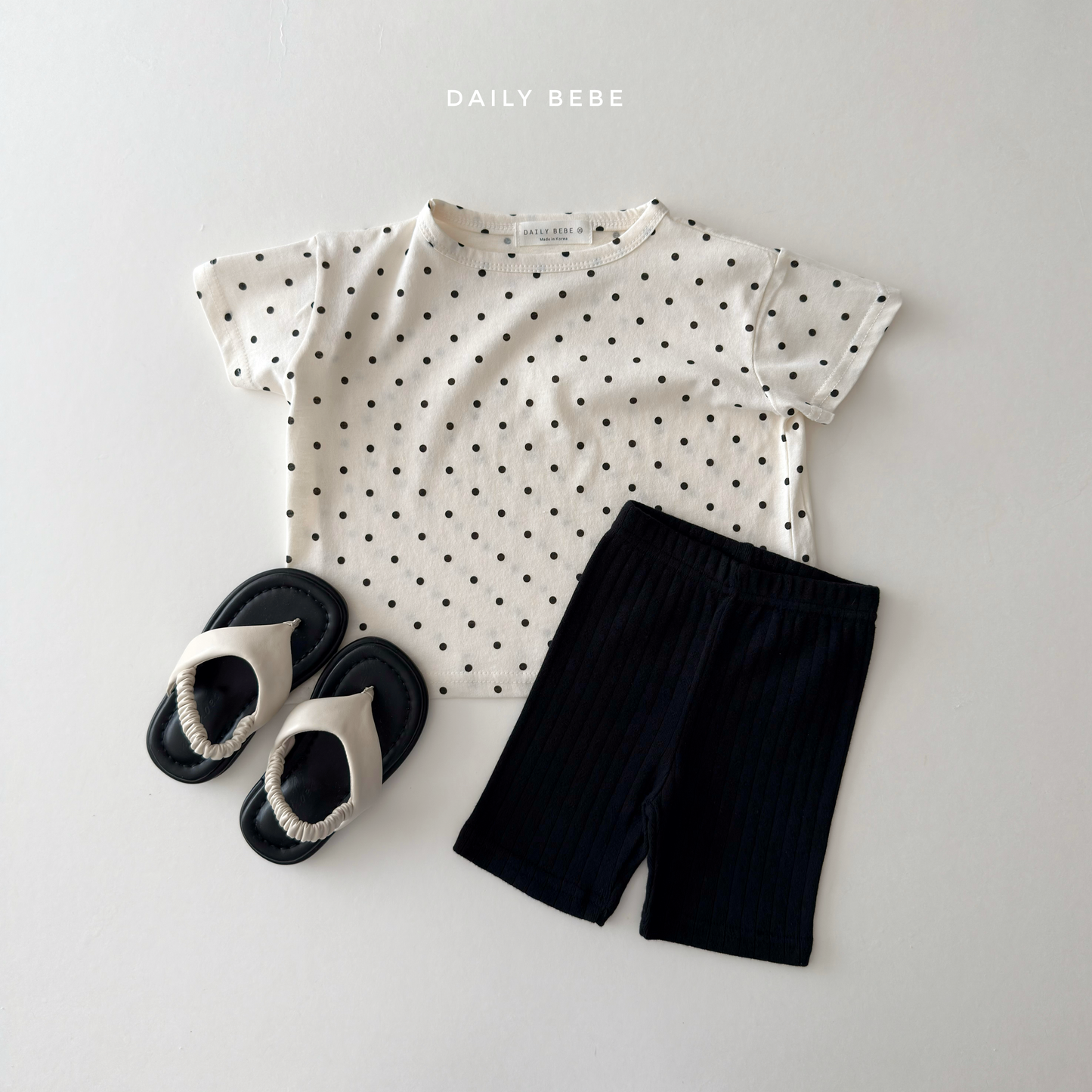 (Pre-order) Daily Bebe Summer - Kids'  Pattern Daily T-Shirt 패턴 반팔티 (4 Colors)
