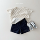 (Pre-order) Daily Bebe Summer - Kids'  Pattern Daily T-Shirt 패턴 반팔티 (4 Colors)