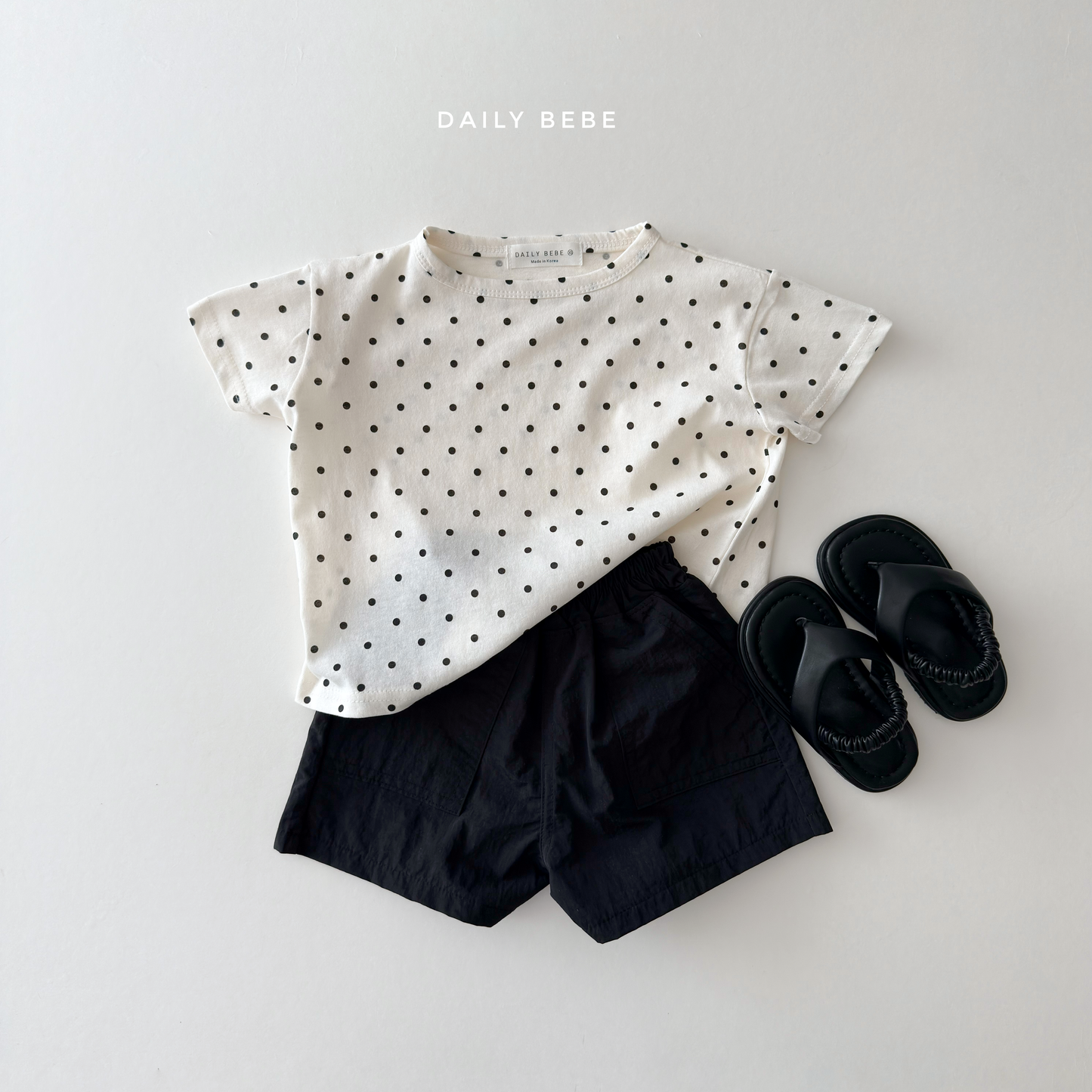 (Pre-order) Daily Bebe Summer - Kids'  Pattern Daily T-Shirt 패턴 반팔티 (4 Colors)