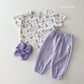 (Pre-order) Daily Bebe Summer - Kids'  Pattern Daily T-Shirt 패턴 반팔티 (4 Colors)