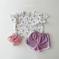 (Pre-order) Daily Bebe Summer - Kids'  Pattern Daily T-Shirt 패턴 반팔티 (4 Colors)