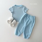 (Pre-order) Daily Bebe Summer - Kids' Cozy Striped Slim-Fit Tee 코지 단가라티 (4 Colors)