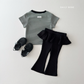 (Pre-order) Daily Bebe Summer - Kids' Cozy Striped Slim-Fit Tee 코지 단가라티 (4 Colors)