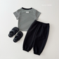 (Pre-order) Daily Bebe Summer - Kids' Cozy Striped Slim-Fit Tee 코지 단가라티 (4 Colors)