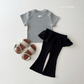 (Pre-order) Daily Bebe Summer - Kids' Daily Slim-Fit T-Shirt 데일리 반팔티 (5 Colors)