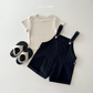 (Pre-order) Daily Bebe Summer - Kids' Daily Slim-Fit T-Shirt 데일리 반팔티 (5 Colors)