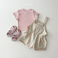 (Pre-order) Daily Bebe Summer - Kids' Daily Slim-Fit T-Shirt 데일리 반팔티 (5 Colors)