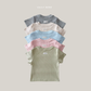 (Pre-order) Daily Bebe Summer - Kids' Daily Slim-Fit T-Shirt 데일리 반팔티 (5 Colors)