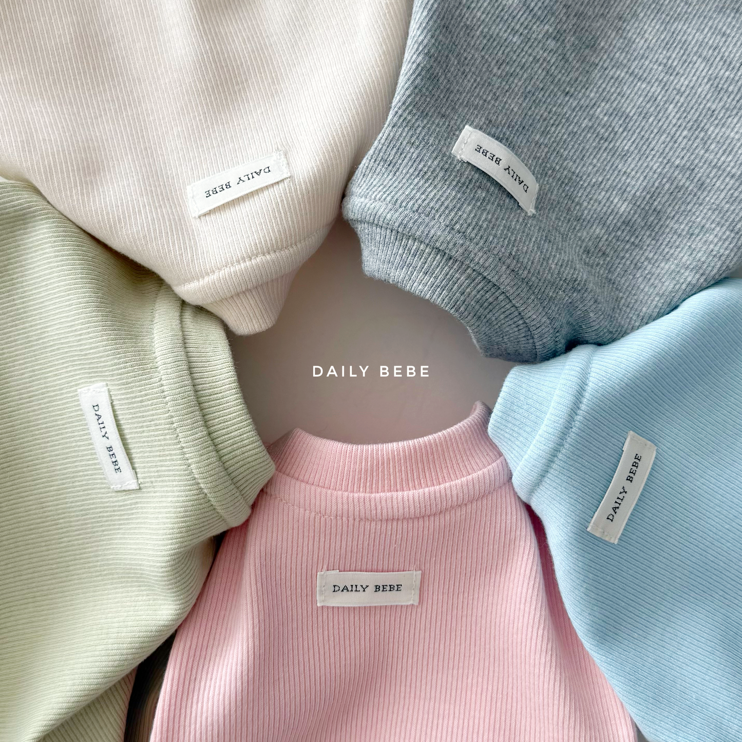 (Pre-order) Daily Bebe Summer - Kids' Daily Slim-Fit T-Shirt 데일리 반팔티 (5 Colors)