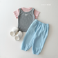 (Pre-order) Daily Bebe Summer - Kids' Daily Slim-Fit T-Shirt 데일리 반팔티 (5 Colors)
