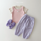 (Pre-order) Daily Bebe Summer - Kids' Soft Ribbed Tank Top 소프트 나시 (4 Colors)