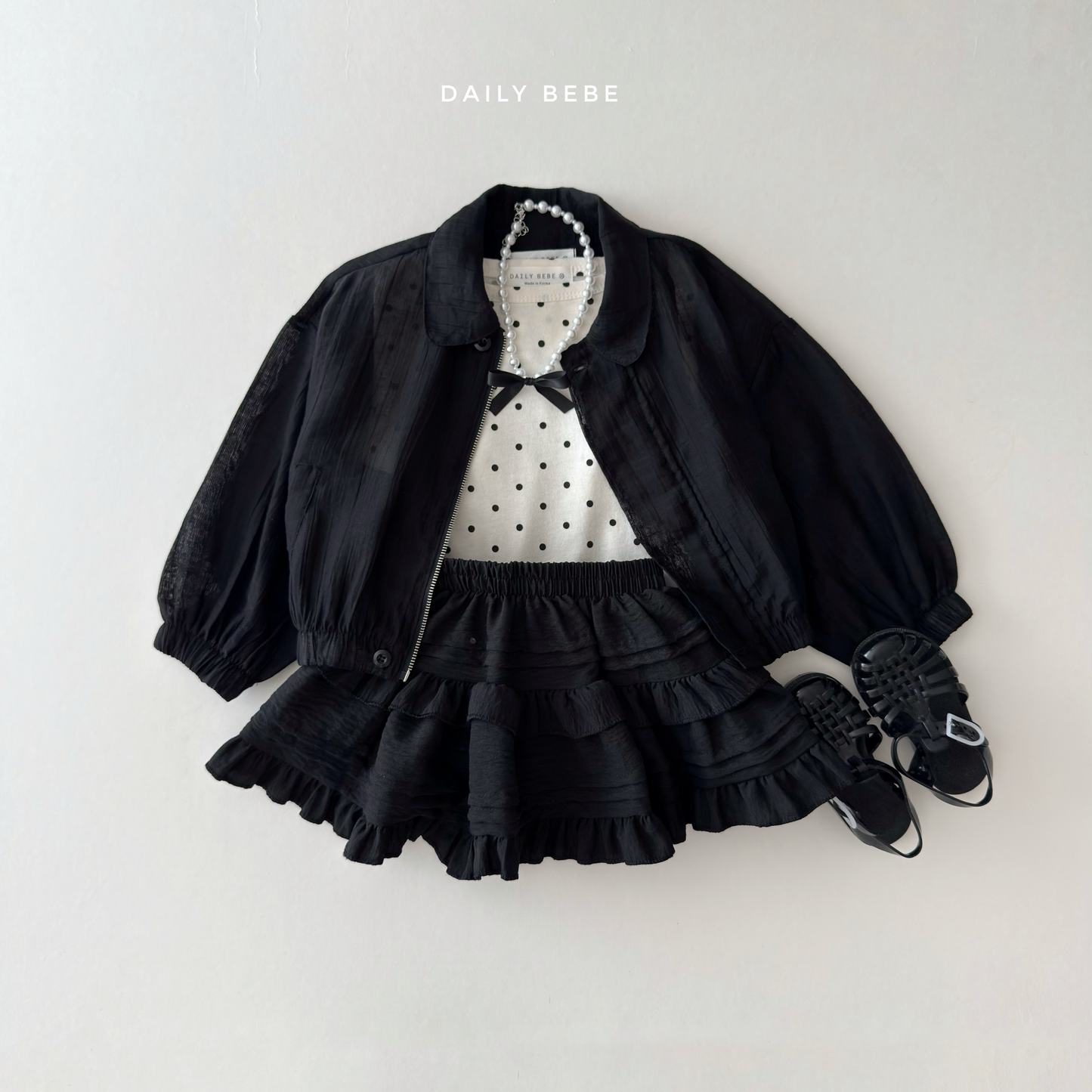 (Pre-order) Daily Bebe Summer - Kids'  Pattern Daily T-Shirt 패턴 반팔티 (4 Colors)