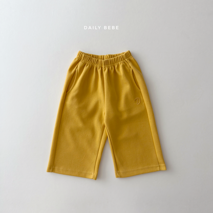(Pre-order) Daily Bebe Fall - Kids' Daily Essential Wide-Leg Pants 데일리 와이드 팬츠 (7 Colors)