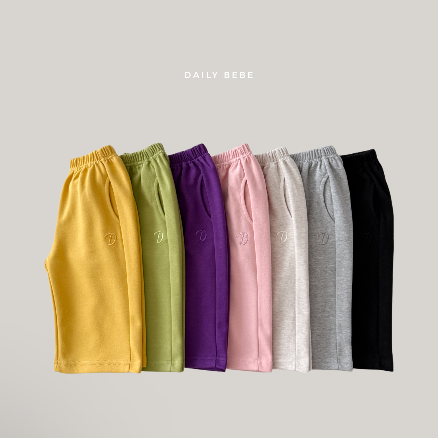 (Pre-order) Daily Bebe Fall - Kids' Daily Essential Wide-Leg Pants 데일리 와이드 팬츠 (7 Colors)