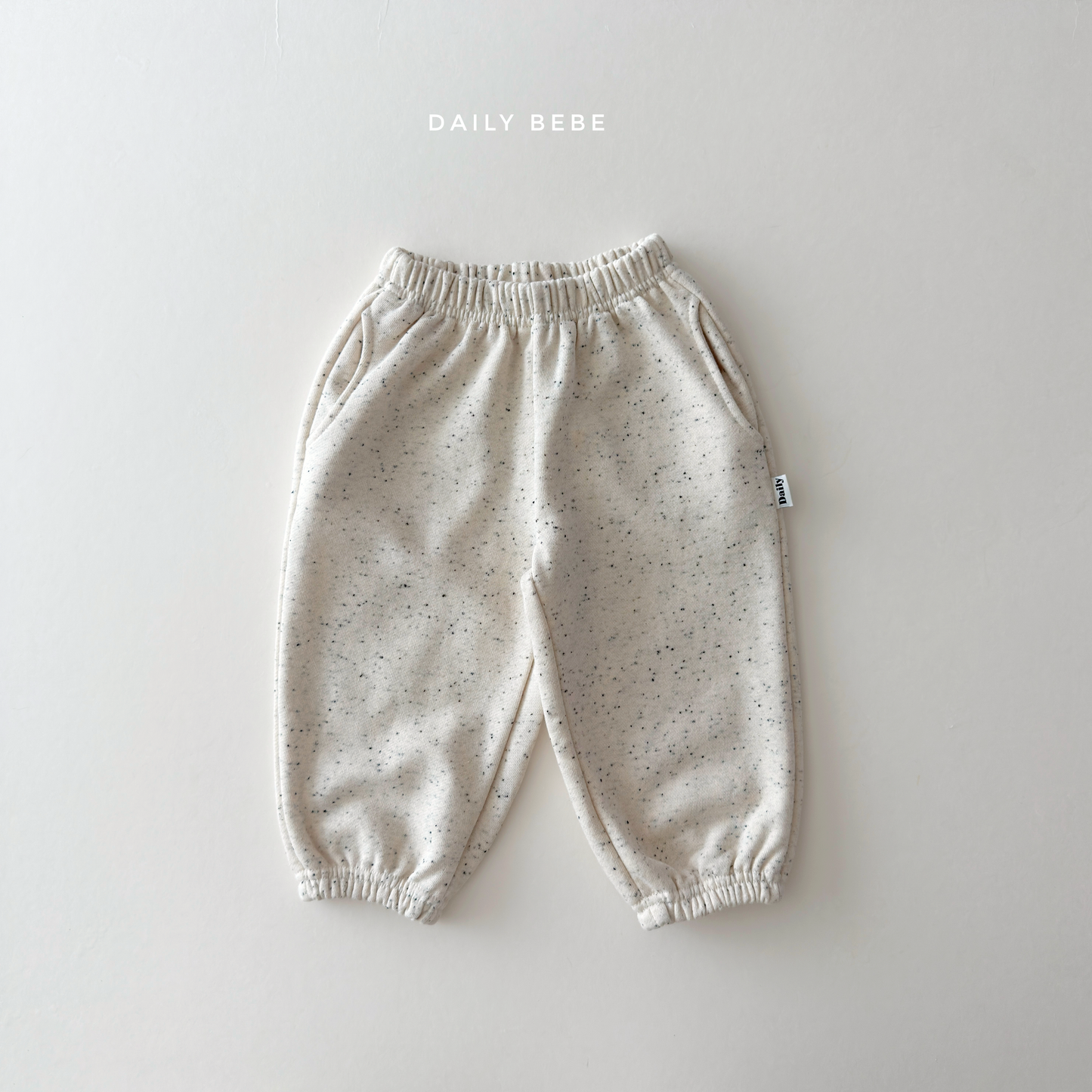 (Pre-order) Daily Bebe Fall - Kids' Cookies & Cream Speckled Top & Bottom Set 쿠앤크세트 (2 Colors)