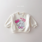 (Pre-order) Daily Bebe Fall - Kids' My Little Animal Graphic Sweatshirt 마이리틀맨투맨 (2 Colors)
