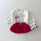 (Pre-order) Daily Bebe Fall - Kids' My Little Animal Graphic Sweatshirt 마이리틀맨투맨 (2 Colors)