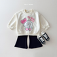 (Pre-order) Daily Bebe Fall - Kids' My Little Animal Graphic Sweatshirt 마이리틀맨투맨 (2 Colors)