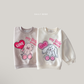 (Pre-order) Daily Bebe Fall - Kids' My Little Animal Graphic Sweatshirt 마이리틀맨투맨 (2 Colors)