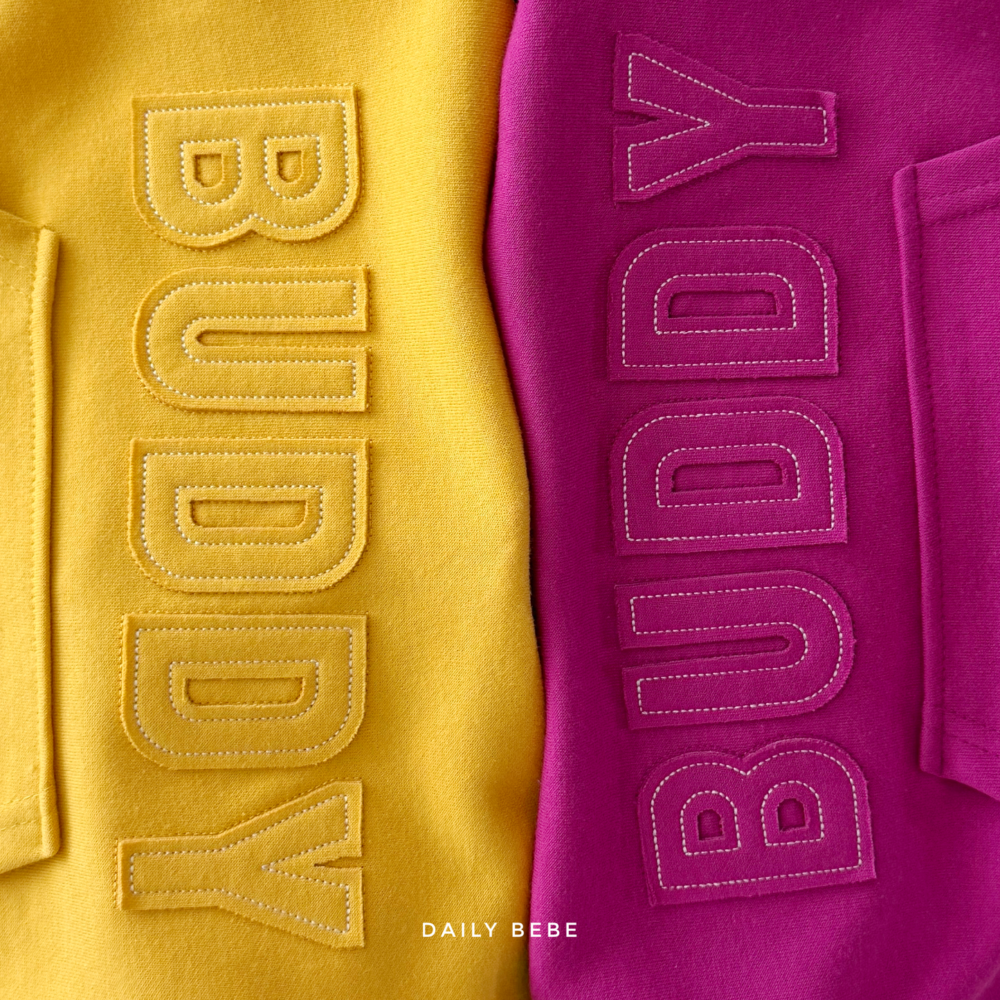 (Pre-order) Daily Bebe Fall - Kids' BUDDY Embossed Patch Hoodie 버디 후드 (2 Colors)