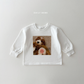 (Pre-order) Daily Bebe Fall - Kids' Funny Pet Photo Print Long-Sleeve Tee 다준비했어T (6 Colors)