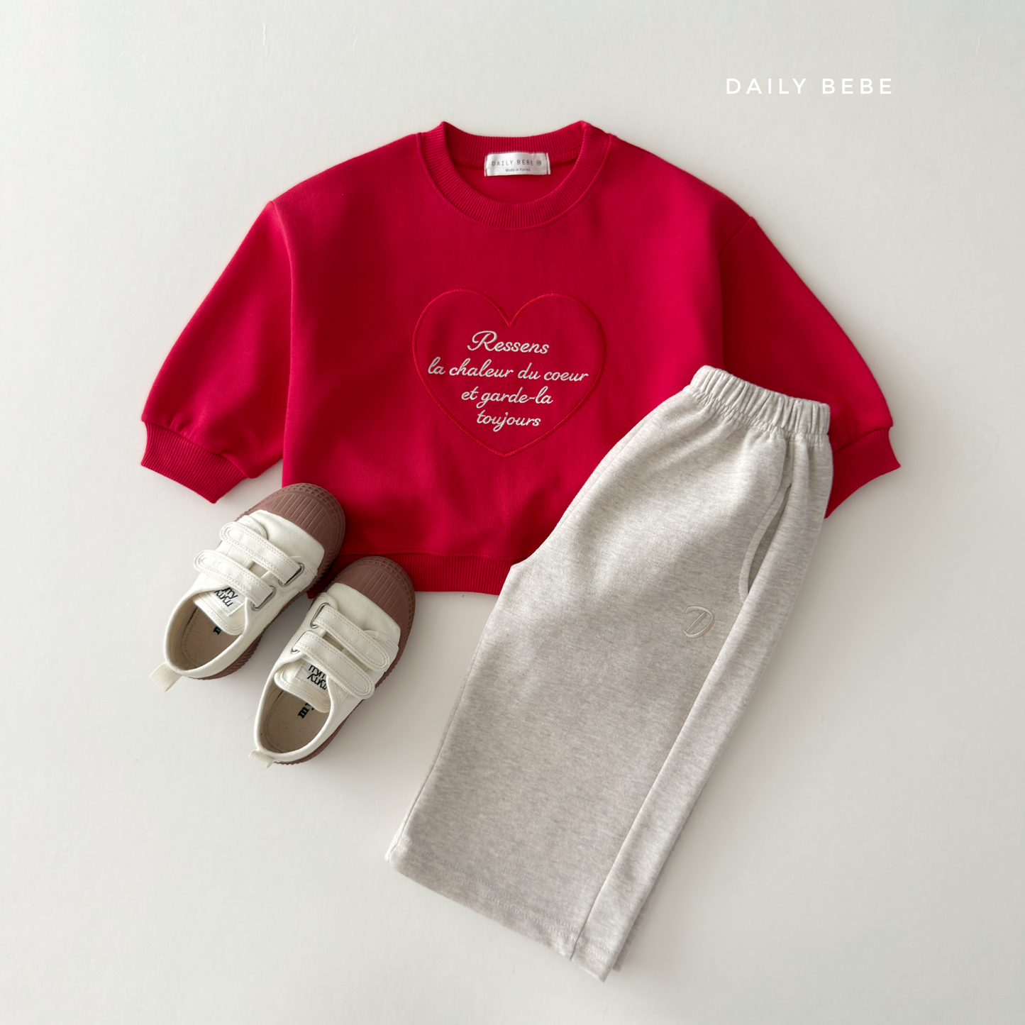 (Pre-order) Daily Bebe Fall - Kids' Daily Essential Wide-Leg Pants 데일리 와이드 팬츠 (7 Colors)