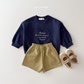 (Pre-order) Daily Bebe Fall - Kids' French Heart Embroidered Sweatshirt 하트자수맨투맨 (3 Colors)
