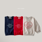 (Pre-order) Daily Bebe Fall - Kids' French Heart Embroidered Sweatshirt 하트자수맨투맨 (3 Colors)