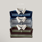(Pre-order) Daily Bebe Fall - Kids' Striped Rugby Collar Long-Sleeve Polo Tee 밤톨 카라티 (3 Colors)